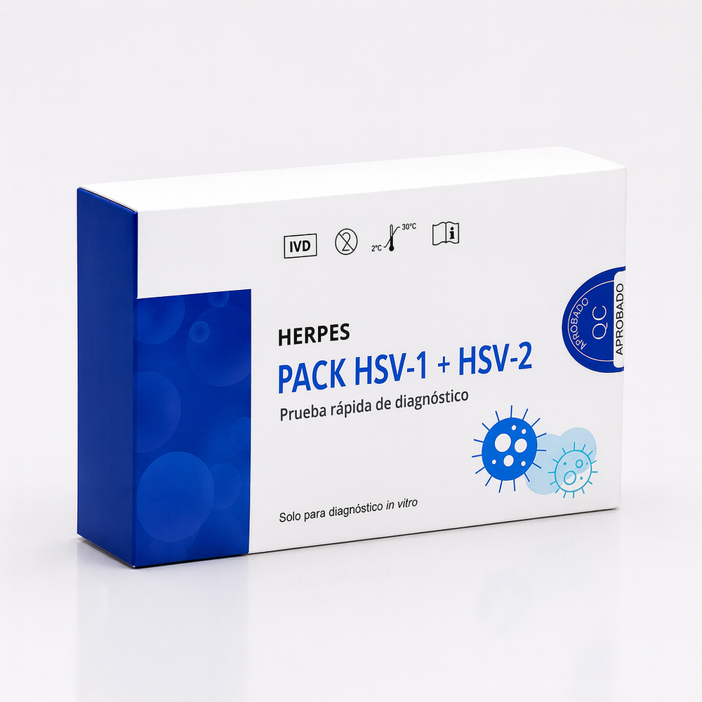 Pack Herpes: HSV-1 y HSV-2 - Prueba rápida